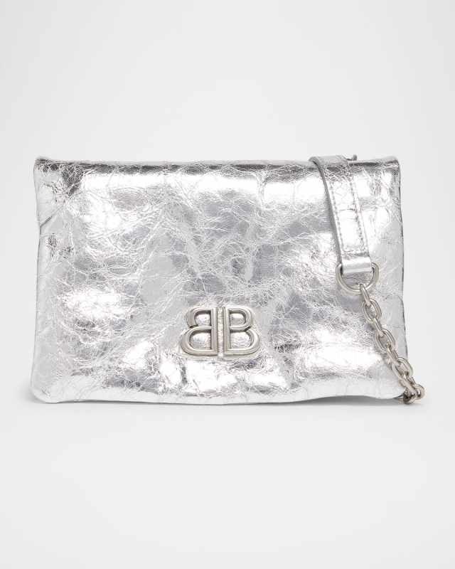 Monaco Nano Metallic Leather Crossbody Bag